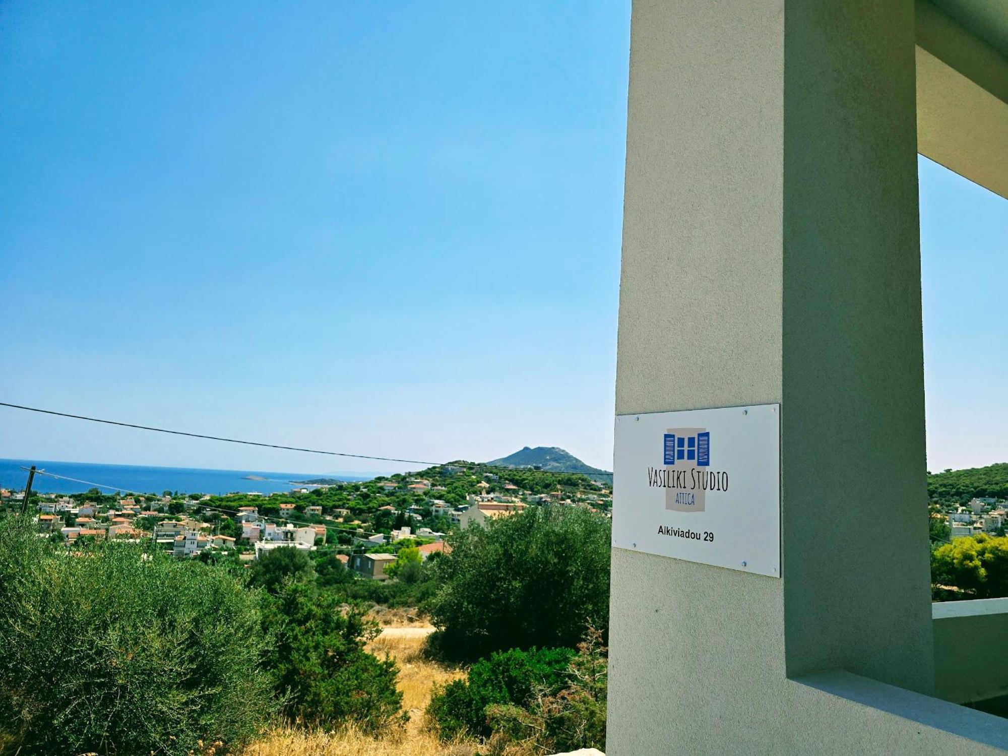 Vasiliki Studio, Beautiful New Built Appartement 10 Km To Airport أرتيميدا المظهر الخارجي الصورة